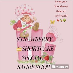 Live with @fabiana1075 Strawberry Shortcake Share Show Presenting handcrafted!